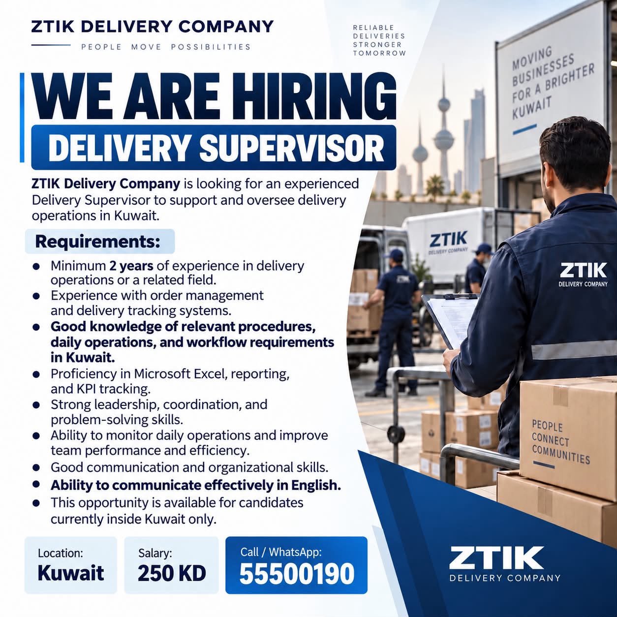 Jobs in Kuwait | We’re Hiring Candidates currently inside Kuwait only